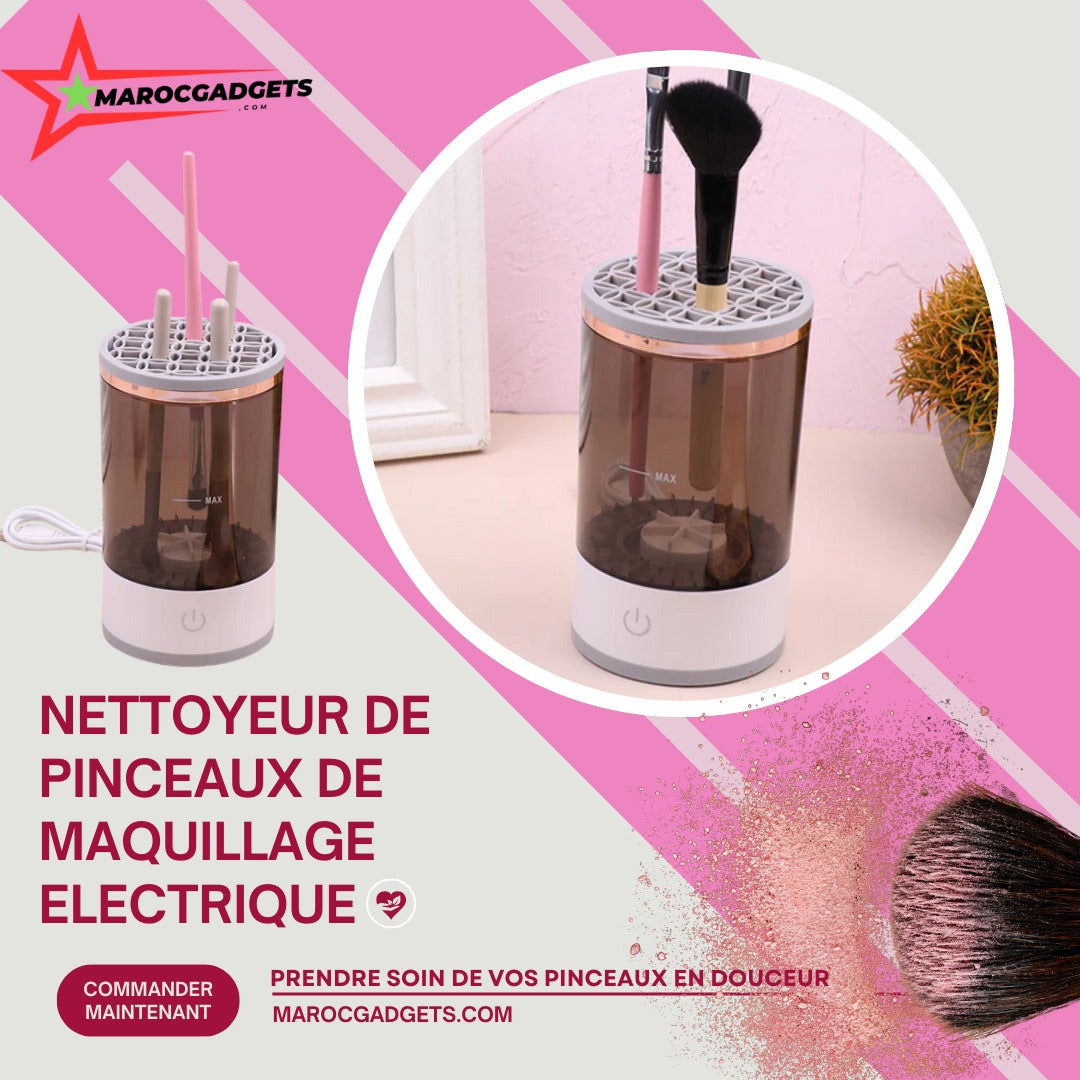 Nettoyeur De Pinceaux De Maquillage Electrique